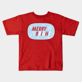 Merry and Bright © GraphicLoveShop Kids T-Shirt